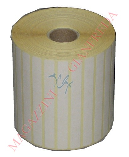 METEOR ETICHETTE A BOBINA ADESIVE PERMANENTI A TRASFERIMENTO TERMICO CON RIBBON. MM 100X10, 3980 ETICHETTE METEOR IN BOBINA